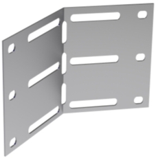 Соединитель угловой H80мм цинк-ламельный (аналог  горячеоцинкованный)