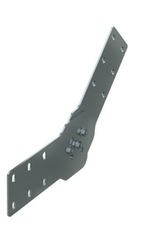 Соединитель шарнирный вертикальный 150мм цинк-ламельный