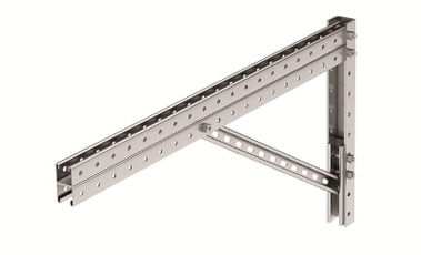 Консоль для тяжелых нагрузок 800мм сборная горячеоцинкованная