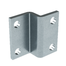 Пластина для крепления консолей BBF60 к тяжелому подвесу/профилю горячеоцинкованная