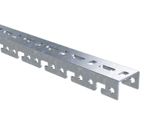 Профиль BPF для консолей быстрой фиксации BBF L1800 толщ.2.5 мм цинк-ламельный
