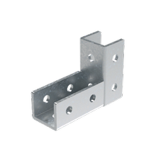 Соединитель C-образного профиля 41Х41 под углом 90градусов горячеоцинкованный