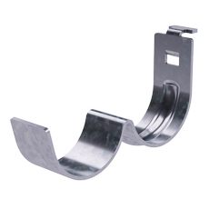 Рожковый кронштейн двойной, толщина3 мм, цинк-ламель