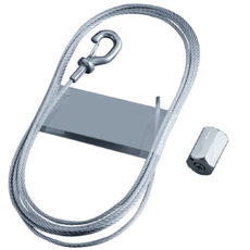 Трос с держателями L=7000 D=1.5мм