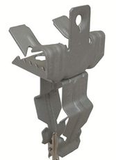 Держатель для крепления трубы к балке 15-20мм диаметр 18-22мм горизонтальный монтаж