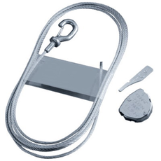 Трос с усиленными держателями L=10000 диаметр 2 мм