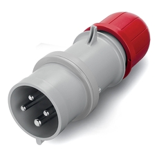 Вилка кабельная 32A 3P+E IP44 переносная 400V