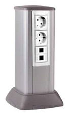 Миниколонна алюминиевая 0.35м белый