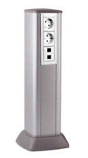 Миниколонна алюминиевая 0.5м цвет черный