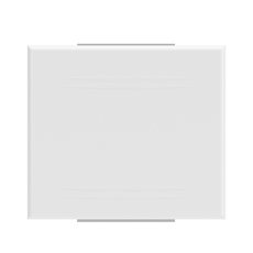 VIVA Выключатель однополюсный 2 модуля белый