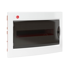 Щит распределительный встраиваемый ЩРВ-П-18  пластиковый с дверью белый