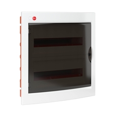 Щит распределительный встраиваемый ЩРв-П-36 IP41 пластиковый прозрачная дверь белый