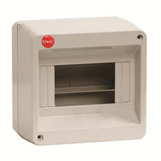 Щит распределительный навесной ЩРн-П-8  пластиковый без двери IP40 серый