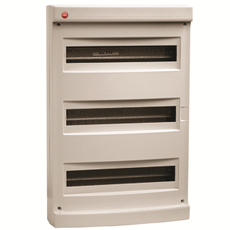 Щит распределительный навесной ЩРн-П-54 без двери IP40 серый