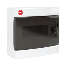 Щит распределительный навесной ЩРн-П-8 IP41 пластиковый прозрачная дверь белый