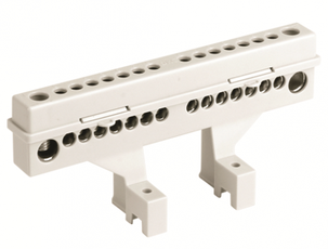 Держатель для 2 клеммных колодок