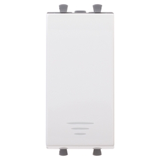 Кнопка модульная, ''Avanti'', ''Белое облако'', 1 модуль