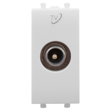 Avanti ТВ розетка проходная ''Белое облако'', 16A, 1 модульная