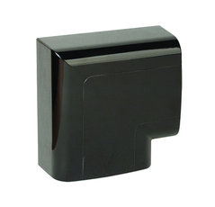Угол плоский 110х50мм черный