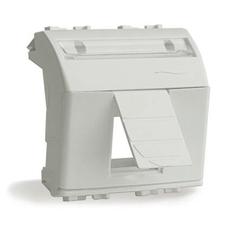 BRAVA Адаптер для информационныx разъемов Keystone 2 модуля бежевый