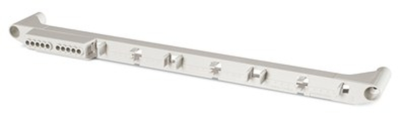 Фиксатор 4 клеммных блока с установленным 1 клеммным блоком