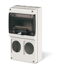 Корпус на 8 модулей и 2 поста с основанием 70х87мм тип M340