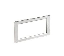 Рамка 4 поста универсальная серый металлик IN-Liner Front