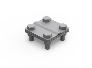 Соединитель пруток - полоса 57х57 мм