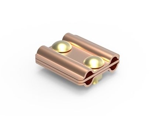 Зажим параллельный с разделительной пластиной D8-10 мм медь