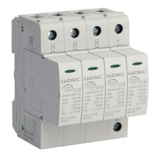 Ограничитель перенапряжения класс I+II 4П L1-L2-L3-N-PE 12.5кА (10/350)