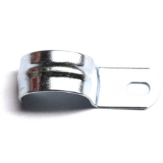 Скоба металлическая 13мм однолапковая оцинкованная