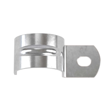 Скоба металлическая 19мм однолапковая оцинкованная