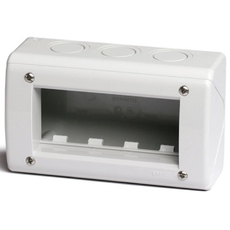 VIVA Коробка модульная настенная IP40 4 модуля для электроустановочных изделий