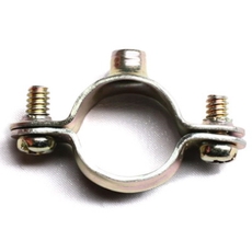 Хомут стальной М6 D=12мм с внутренней резьбой