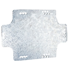 Пластина монтажная из оцинкованной стали 212х162мм для коробок 240х190мм