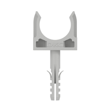 Держатель с защелкой и дюбелем 20мм