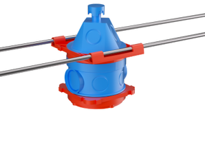 Коробка универсальная установочная для заливки в бетон 90Х71 h114