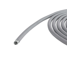 Металлорукав DN 12мм в гладкой ПВХ изоляции D внутренний 12.0 мм D наружный 18.0 IP66 50м цвет серый