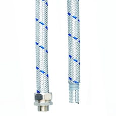 Металлорукав DN 40мм в ПВХ изоляции D внутреннний=40.0 мм D наружный= 46.0 в оплетке из оцинкованной стали (25 м)