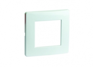 BRAVA Рамка 2 модуля белая