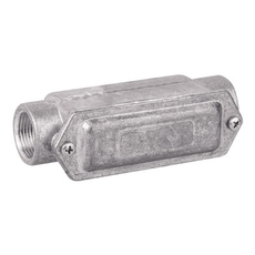 Коробка протяжная алюминиевая 2 ввода 180град. М50х1.5 IP55 171х62х71мм