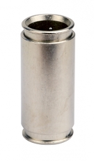 Муфта труба-труба D=16мм IP66/IP67 никелированная латунь