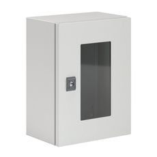 Щит с монтажной панелью ЩМП 400x300x200мм серия ST с прозрачной дверью