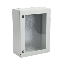 Щит с монтажной панелью ЩМП 400x600x200мм  серия  ST с прозрачной дверью