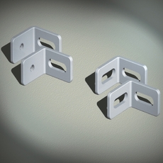 Угол крепежный вырез - вырез (10 шт)