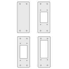 Заглушка для промышленных панелей переходник 24/10 (4шт)