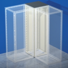 Секция угловая CQE 1800 x 500 x 500мм с двумя задними панелями