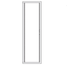 Задняя рама 33U для 19 оборудования в шкафы CQE 1600 x 600мм