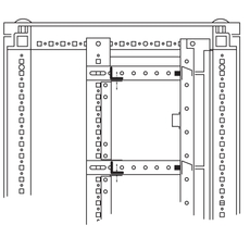 CAE/CQE Панель объединительная для секций шкафов 800мм (5шт)