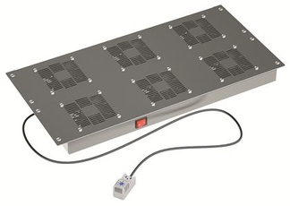 Модуль потолочный вентиляторный с термостатом 6 вентиляторов для крыши